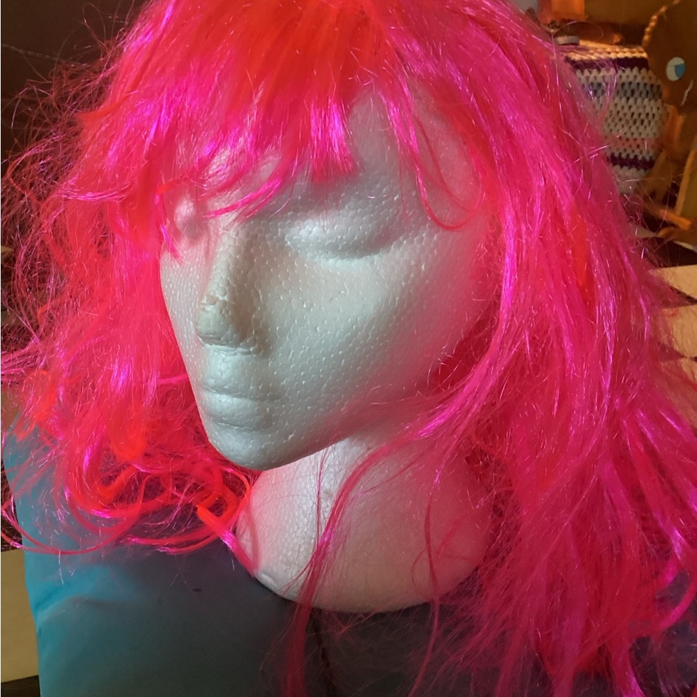 Vibrant Pink Wig for Women